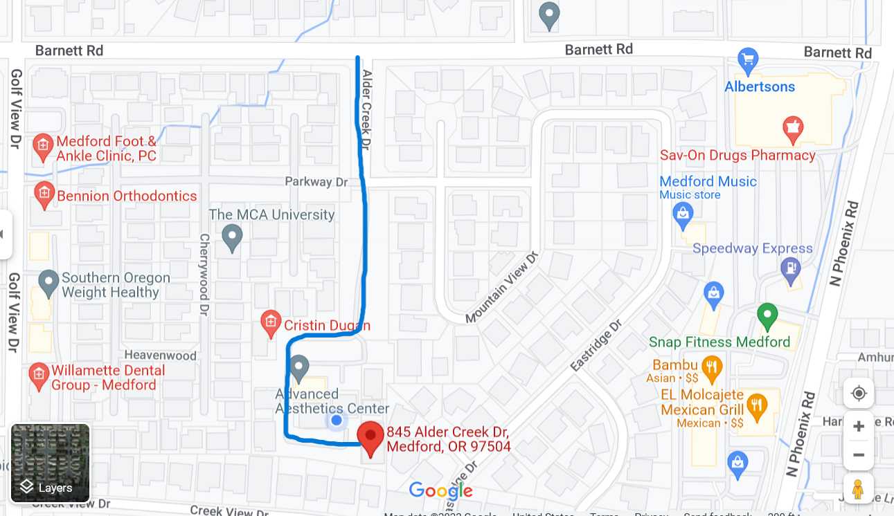 845 Alder Creek Map